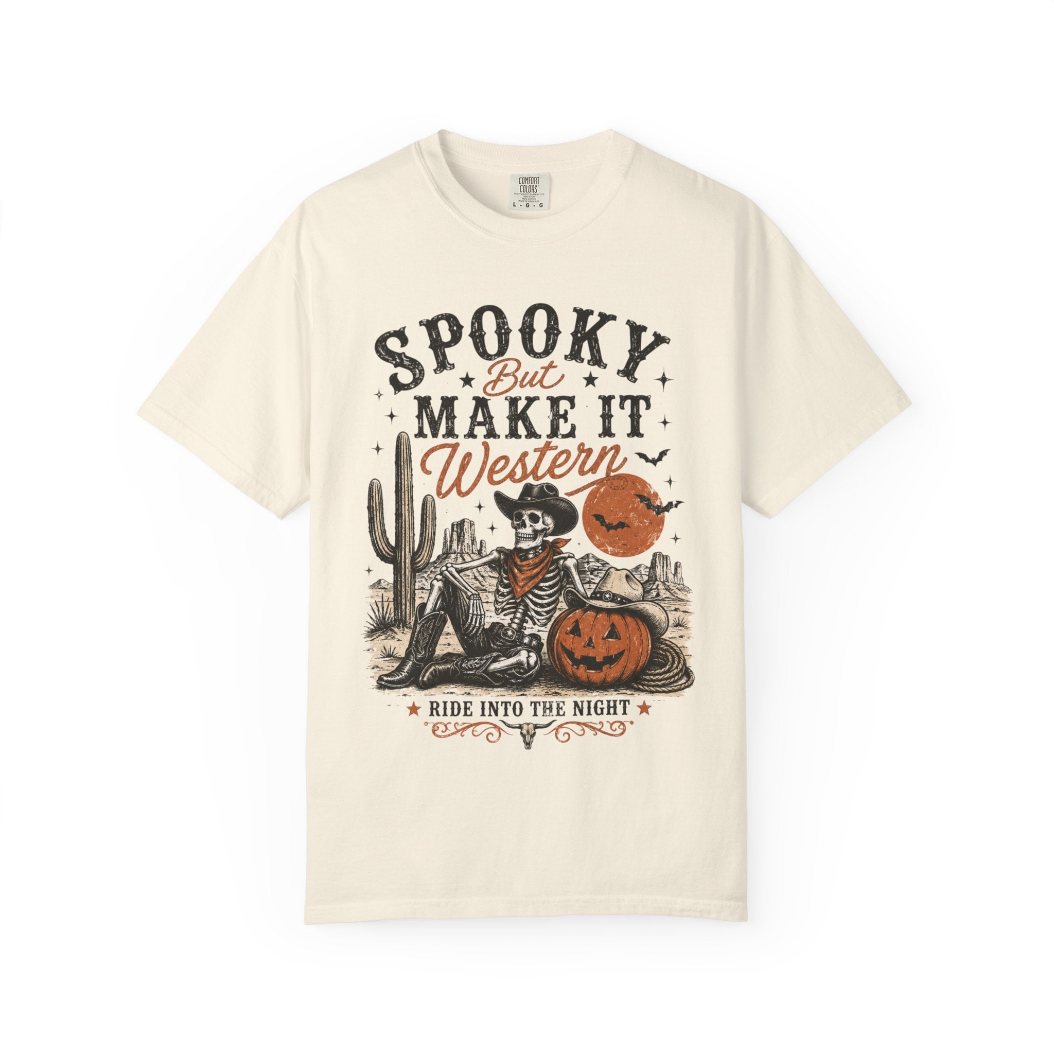 Spooky But Make It Western Garment-Dyed T-shirt