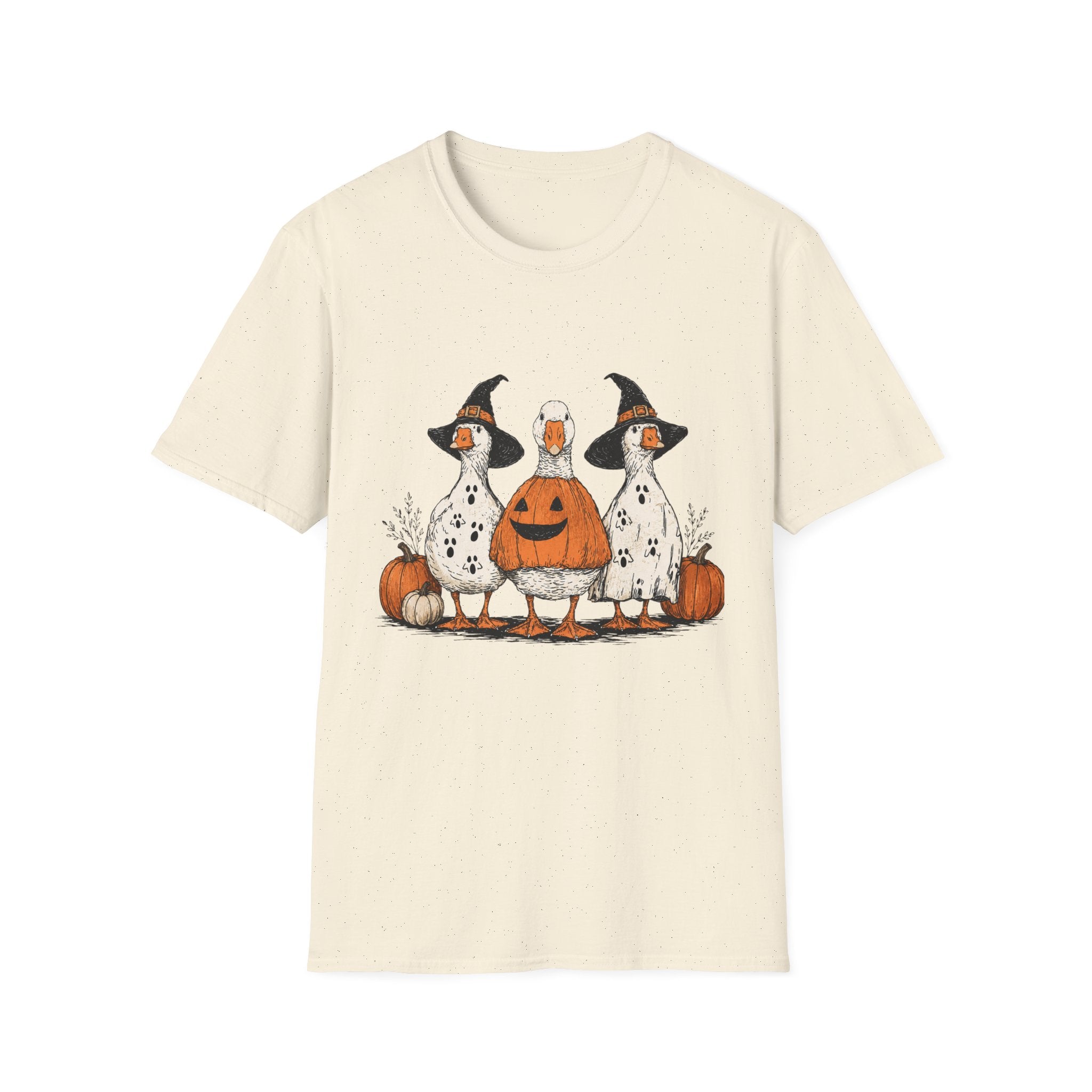 Halloween Porch Goose Softstyle T-Shirt
