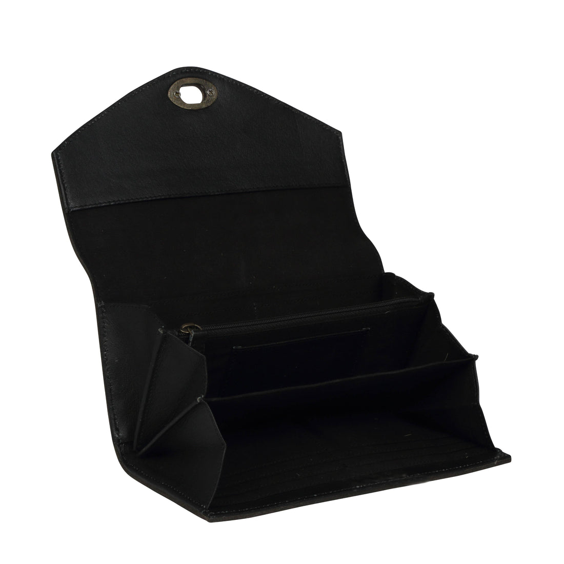 Advent Hand Tooled Leather Wallet With Rfid Protection And Card Slots
