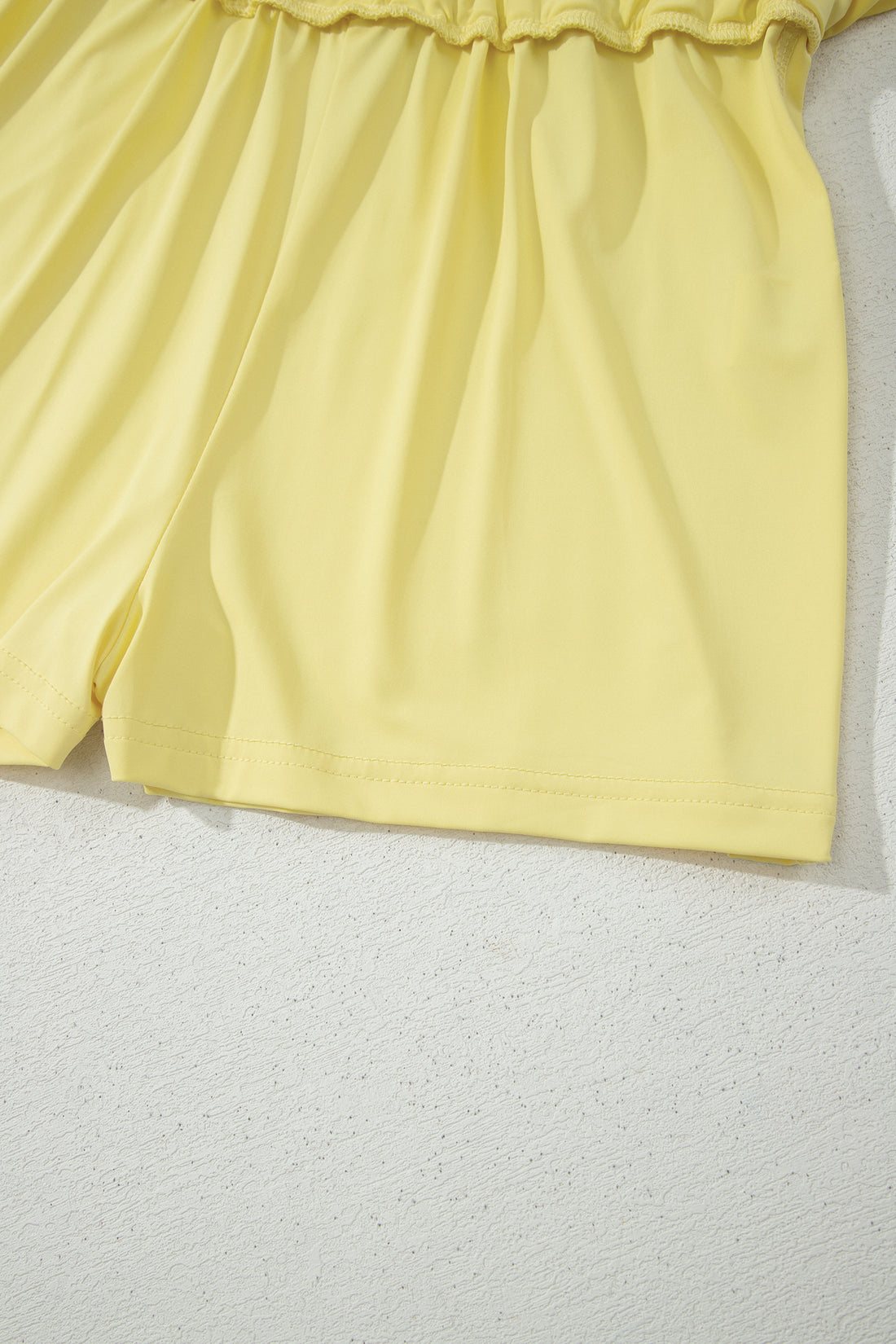 Drawstring Elastic Waistband Lined Tennis Skort