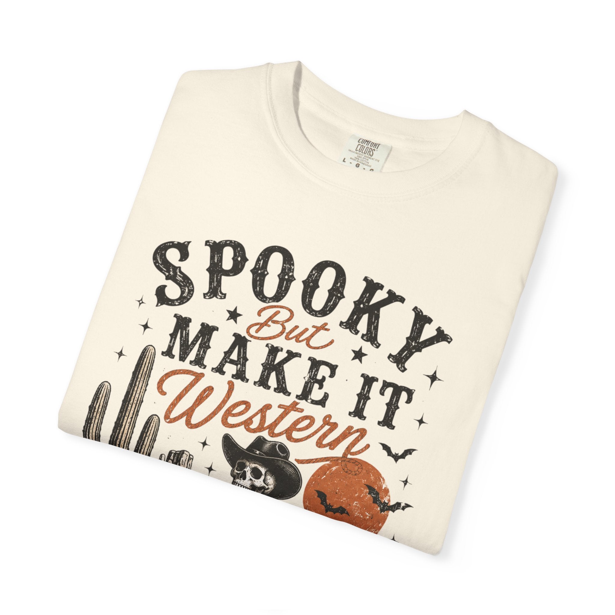 Spooky But Make It Western Garment-Dyed T-shirt