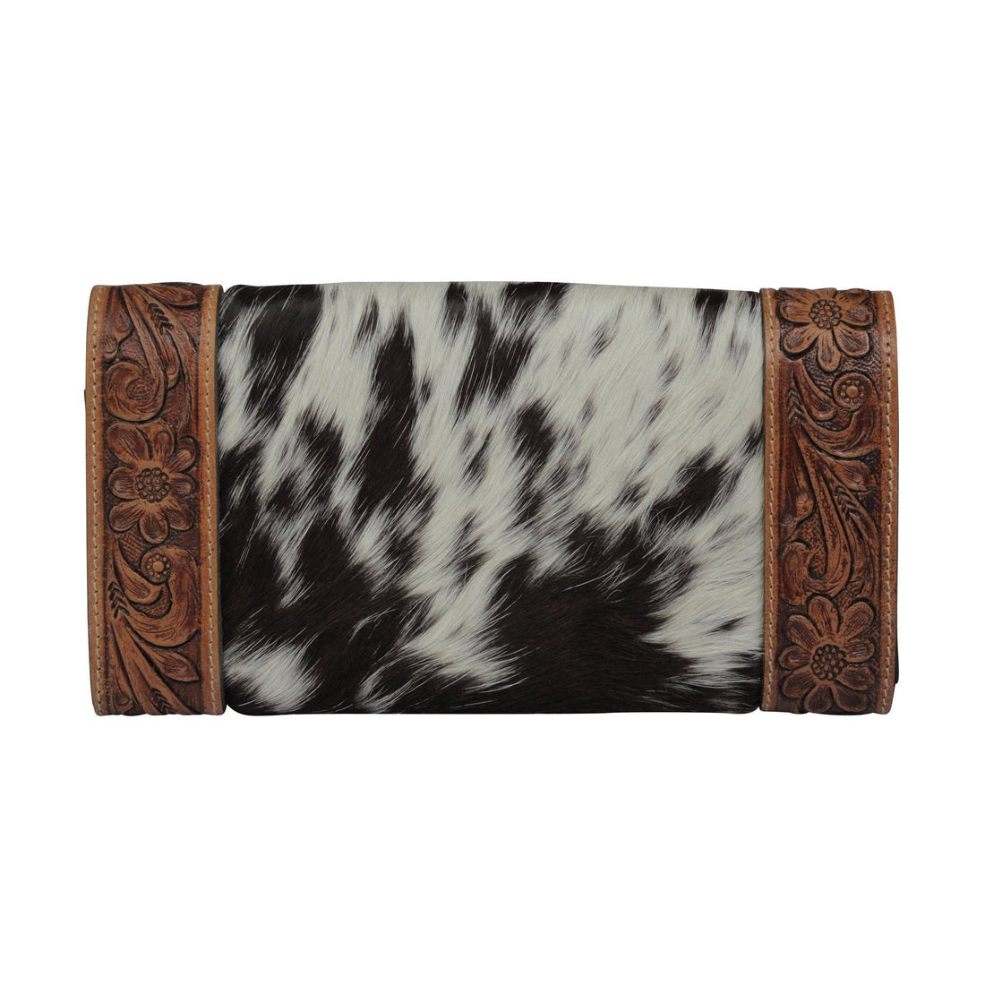 Advent Hand Tooled Leather Wallet With Rfid Protection And Card Slots