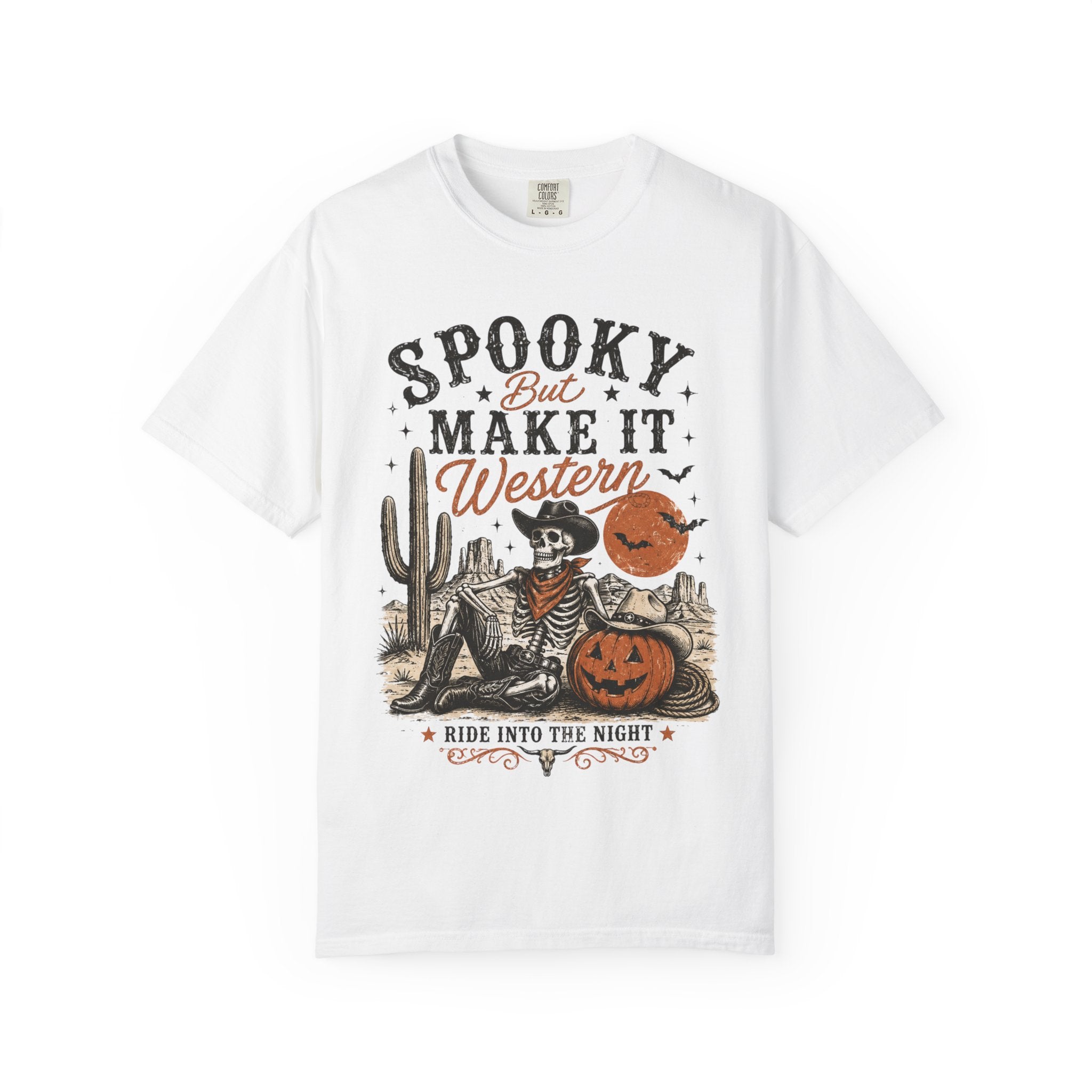 Spooky But Make It Western Garment-Dyed T-shirt