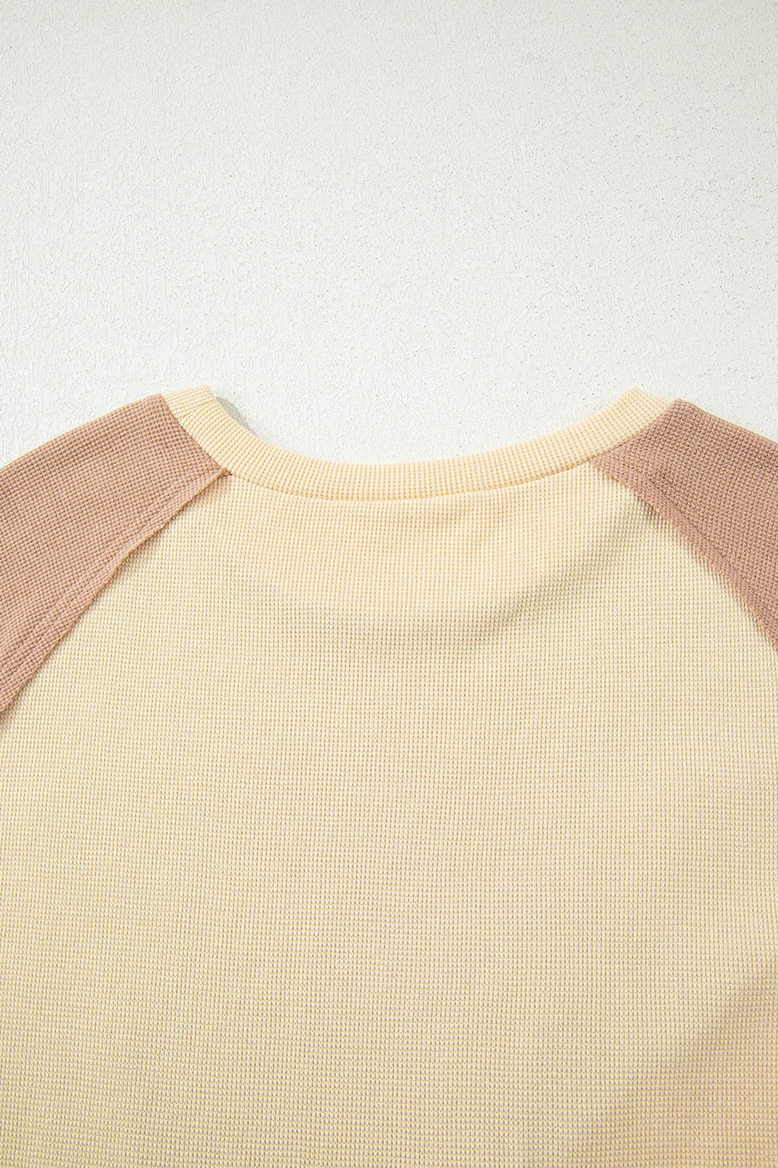 Light Beige Leopard Star Color Block Baggy Long Sleeve Sweatshirt