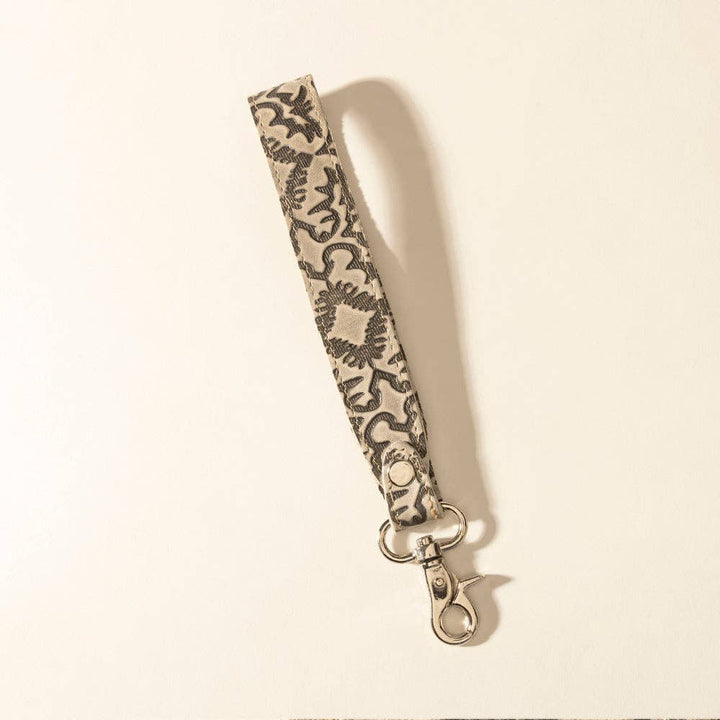 Myra HillyBilly Leather Keyfob in Faded Ash: Faded Ash