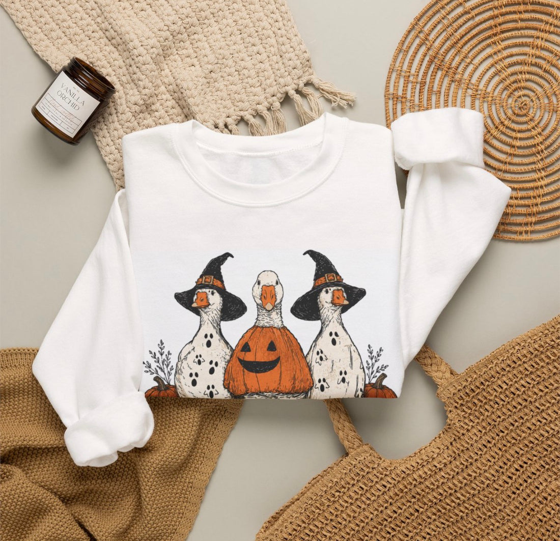 Porch Goose Halloween Unisex Heavy Blend™ Crewneck Sweatshirt