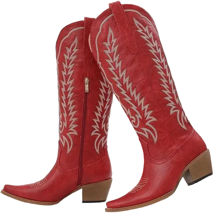 Knee High Western Cowgirl Boots