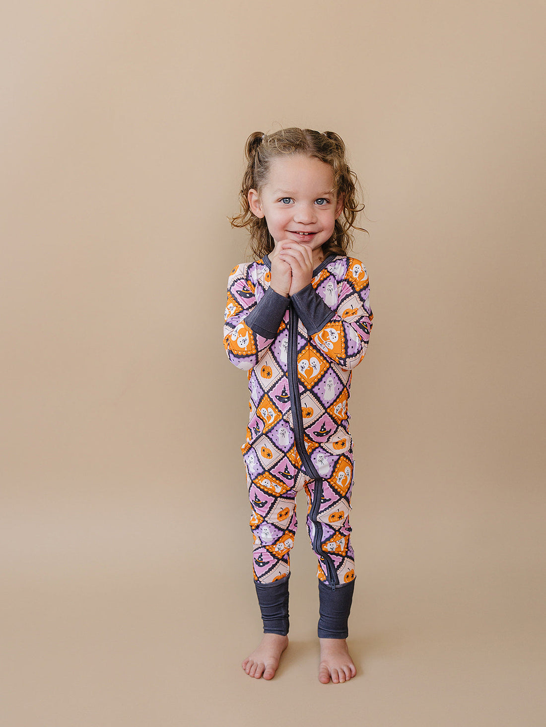 Bamboo Zip Romper | Ghost Whimsy