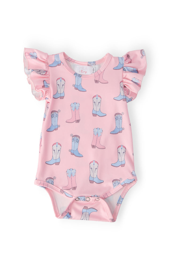 Ribbons & Rodeos S/S Flutter Bodysuit
