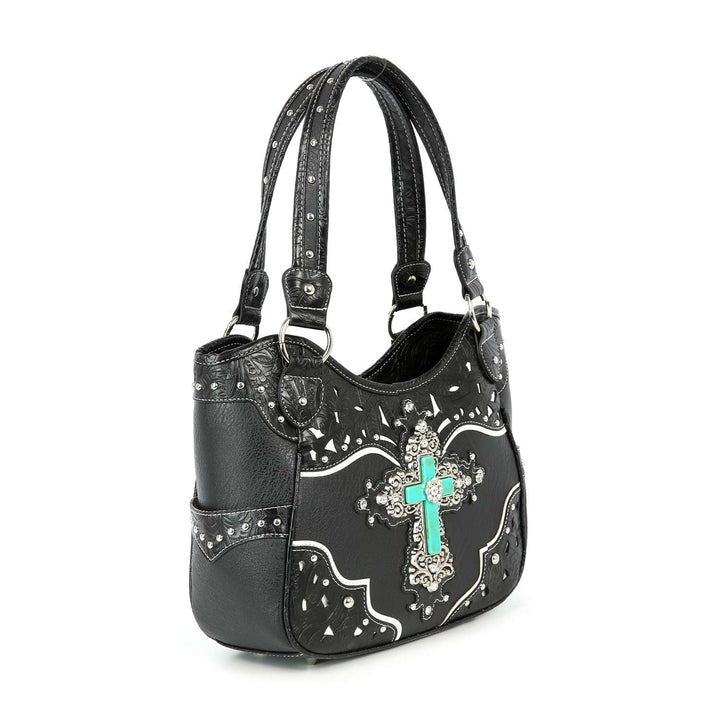 Decorative Cross Western Shoulder Bag