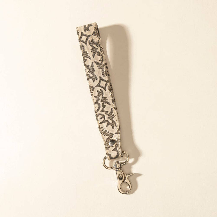 Myra HillyBilly Leather Keyfob in Faded Ash: Faded Ash