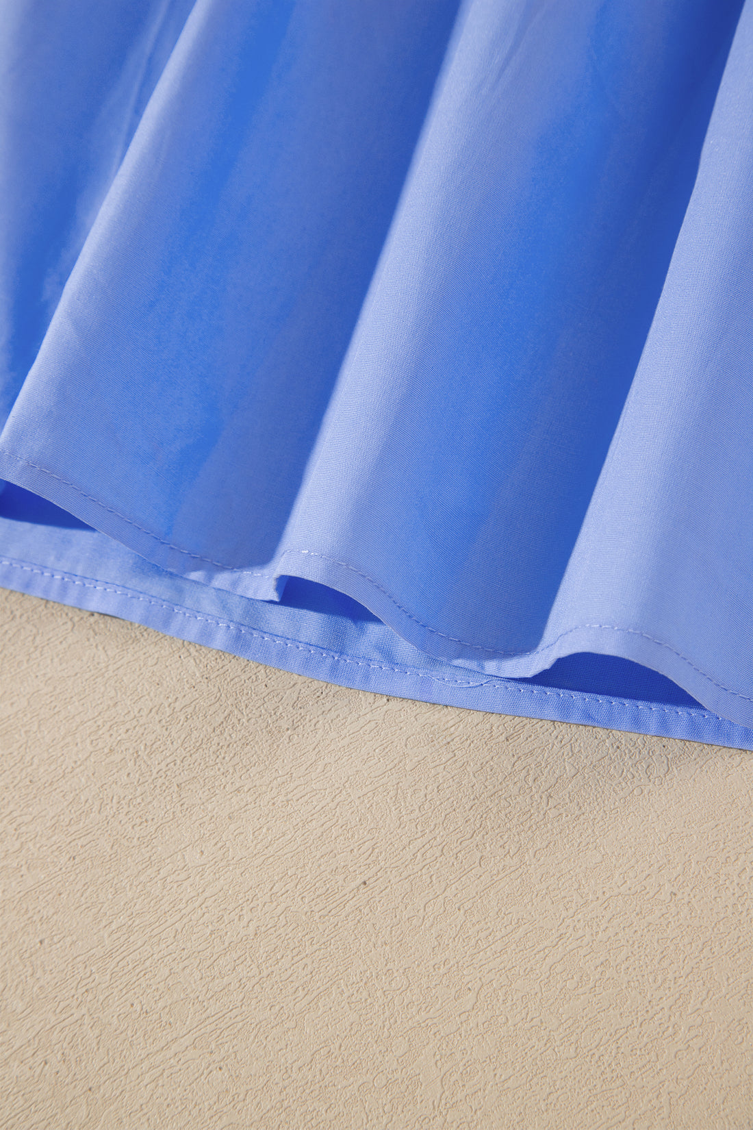 Yellow Cream Faux Two Piece Gingham Contrast Patchwork Loose Mini Dress
