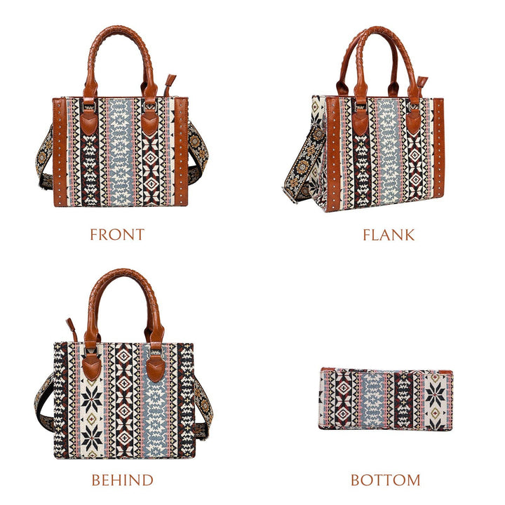 Western Pattern Women Tote Bag