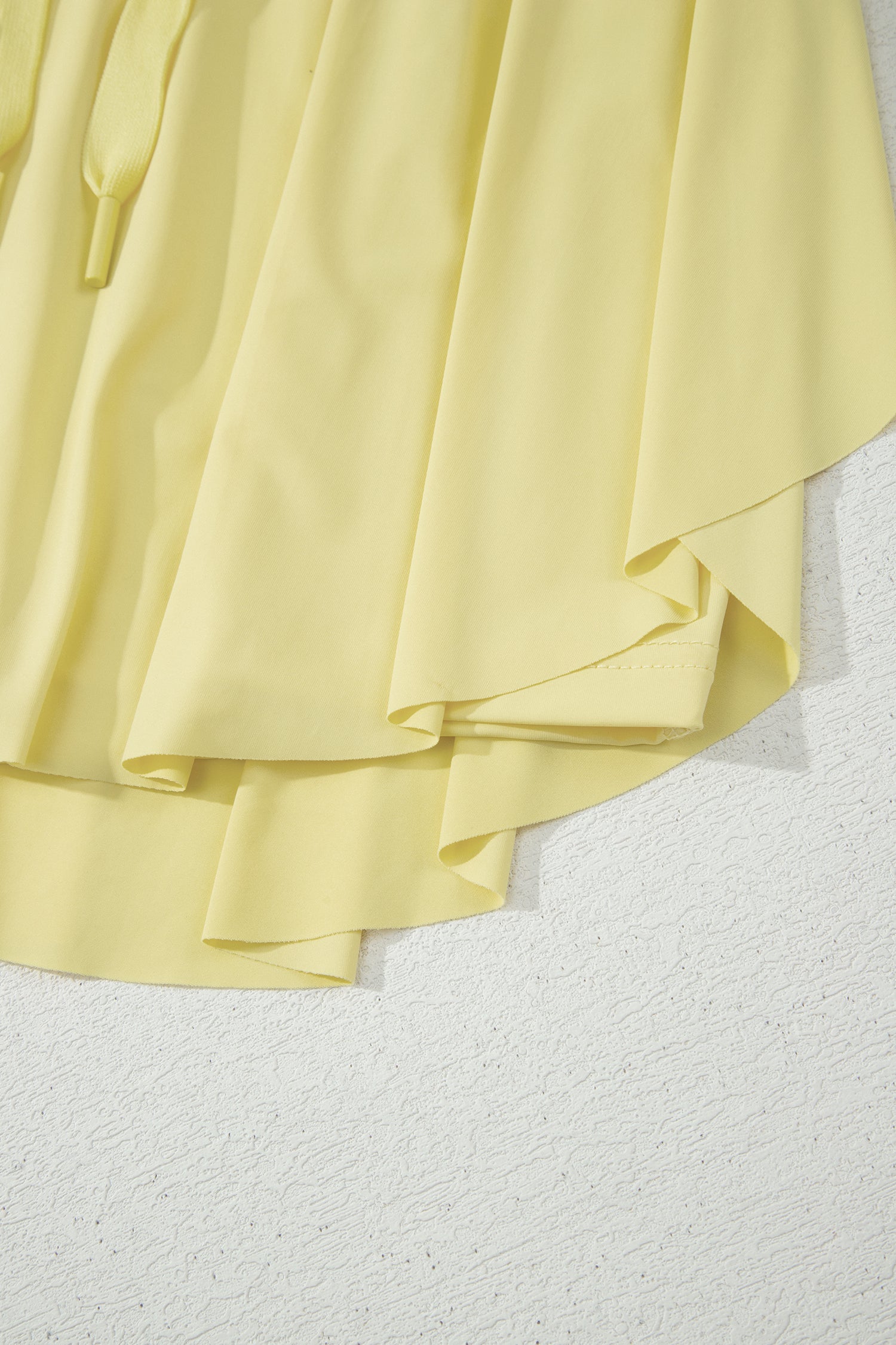 Drawstring Elastic Waistband Lined Tennis Skort